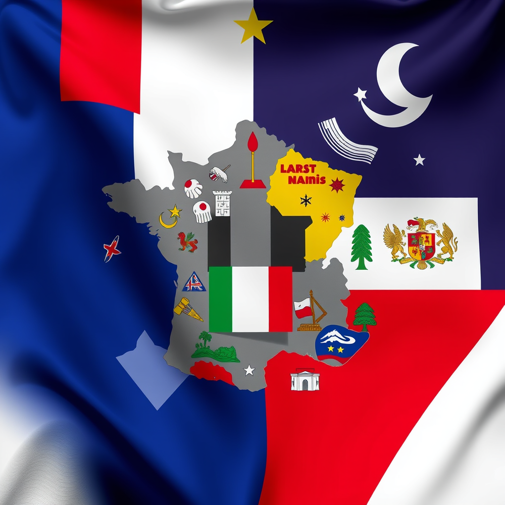 Flag Occupied by France Photo website