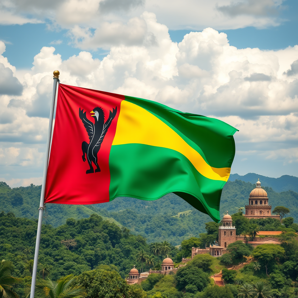 Flag Occupied by Gabon Photo website