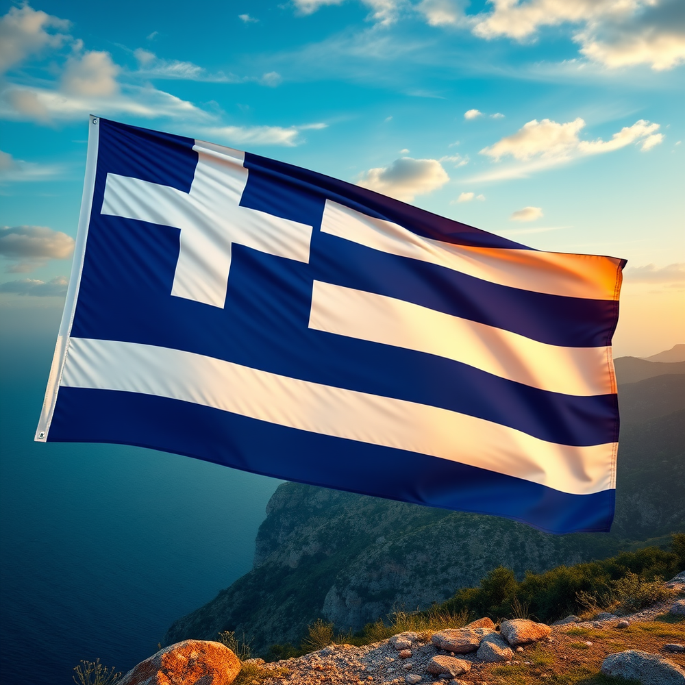 Flag Occupied by Greece Photo website