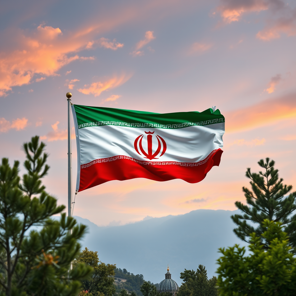 Flag Occupied by Iran Photo website