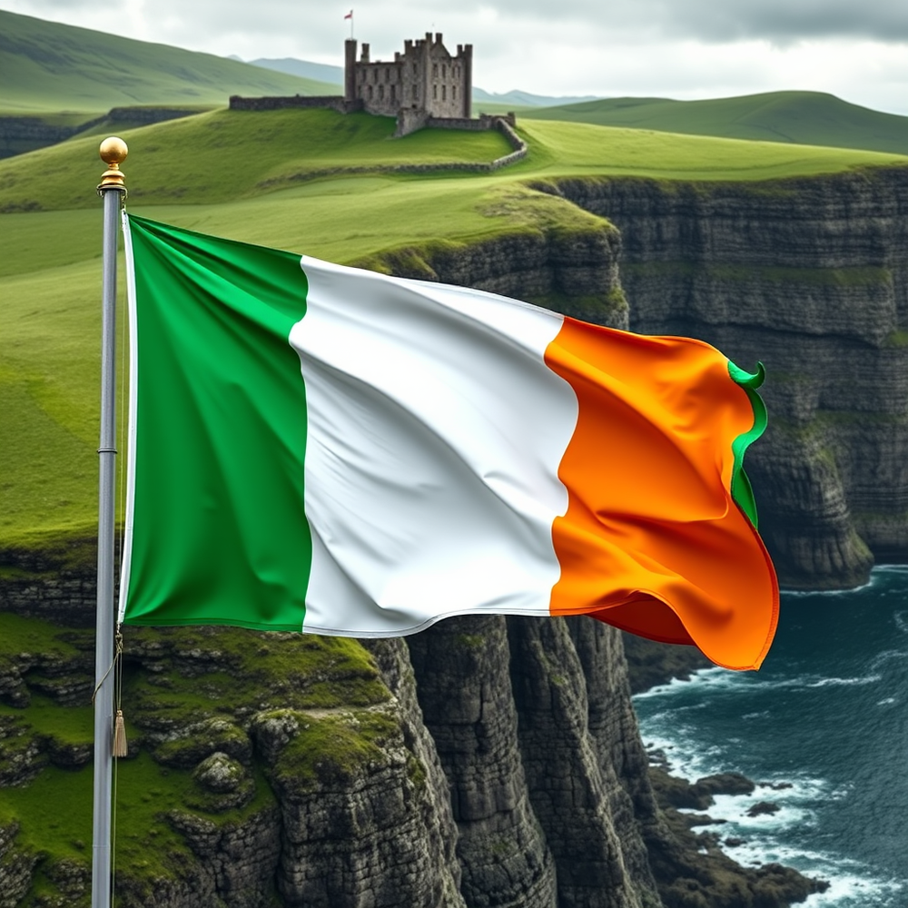 Flag Occupied by Ireland Photo website
