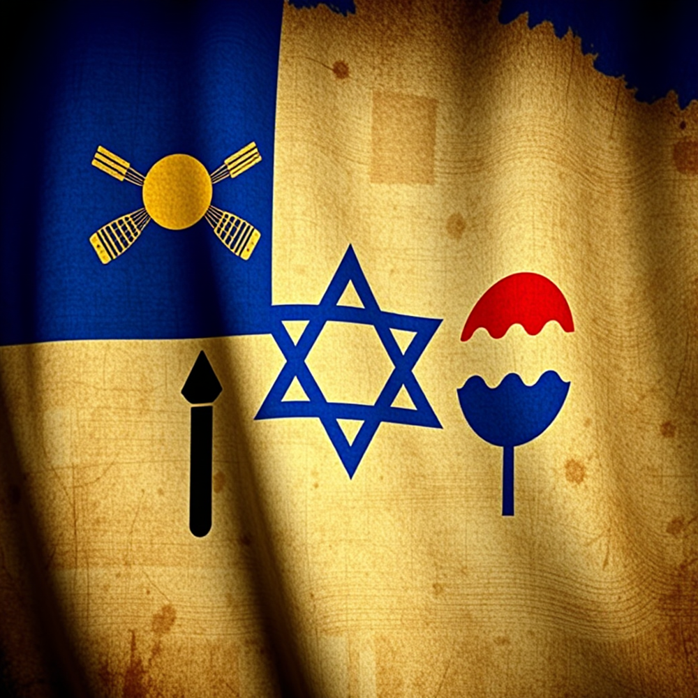 Flag Occupied by Israel Photo website