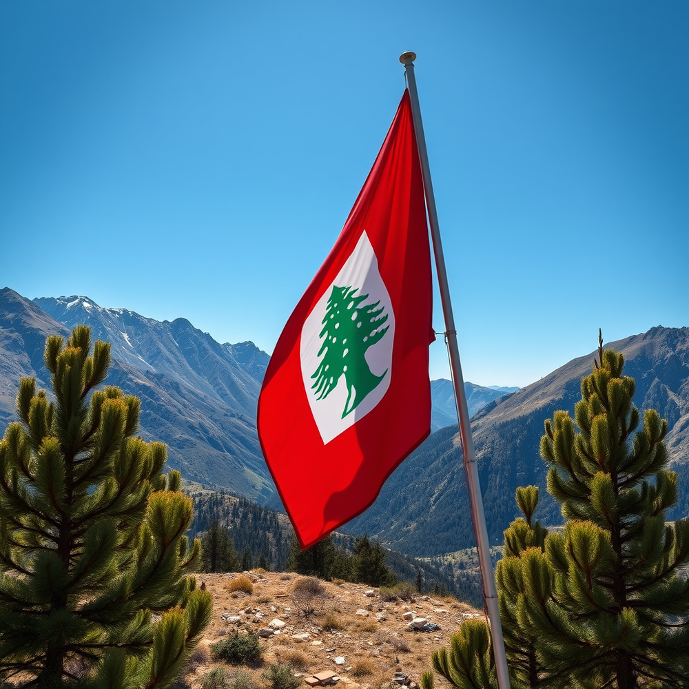 Flag Occupied by Lebanon Photo website
