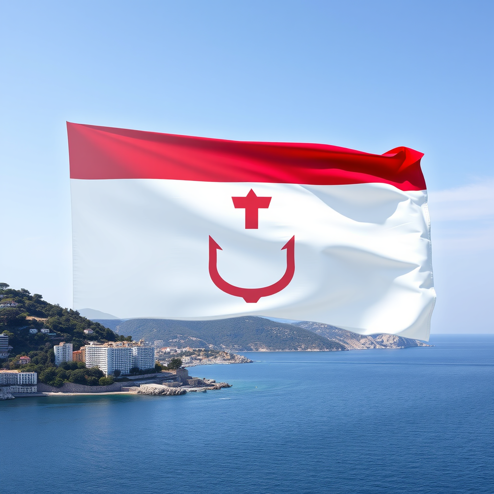 Flag Occupied by Monaco Photo website