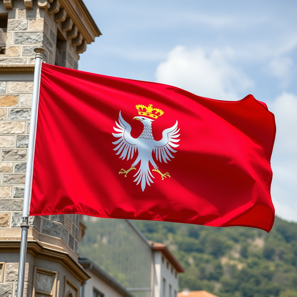 Flag Occupied by Montenegro Photo website