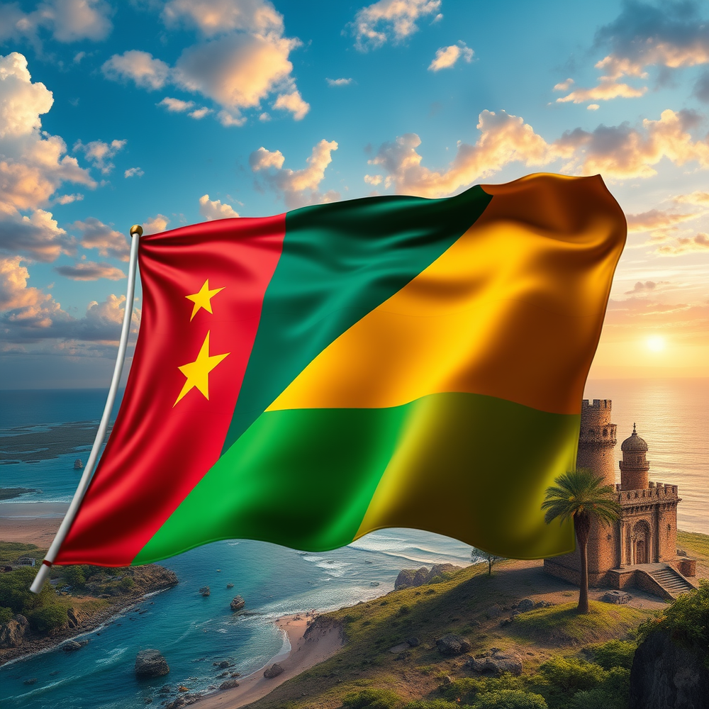 Flag Occupied by Mozambique Photo website