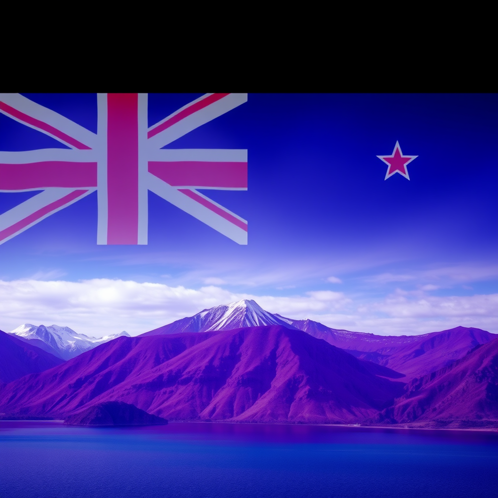 Flag Occupied by New Zealand Photo website