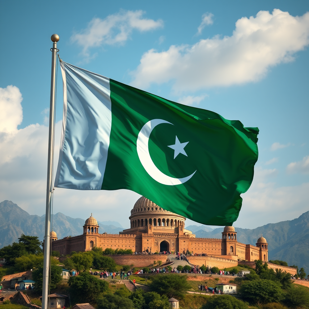Flag Occupied by Pakistan Photo website