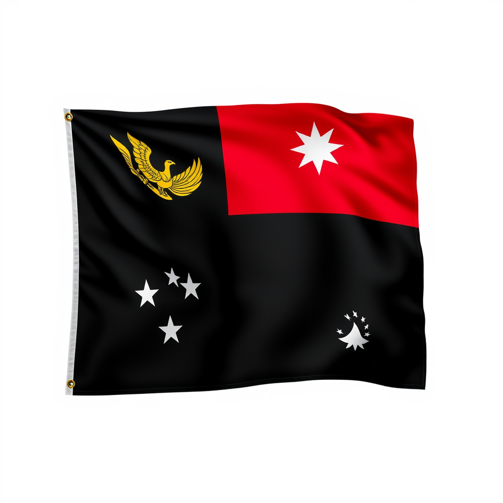 Flag Occupied by Papua New Guinea Photo website