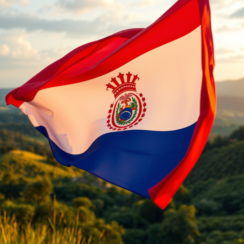 Flag Occupied by Paraguay Photo website