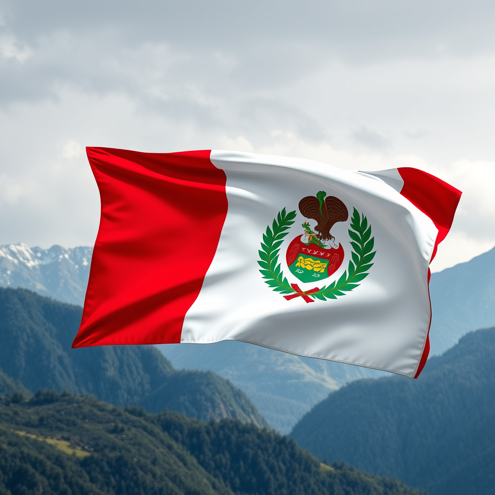 Flag Occupied by Peru Photo website