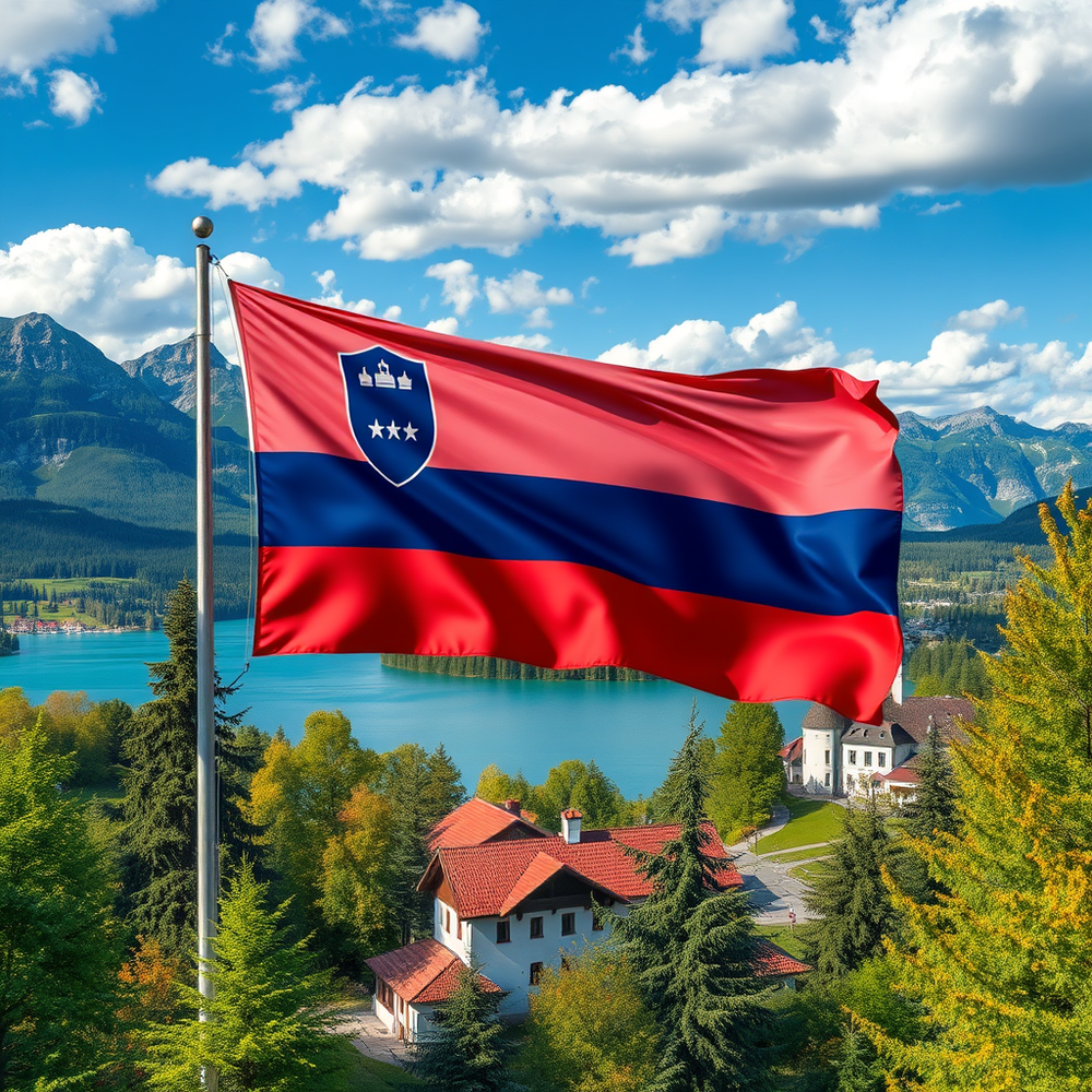 Flag Occupied by Slovenia Photo website