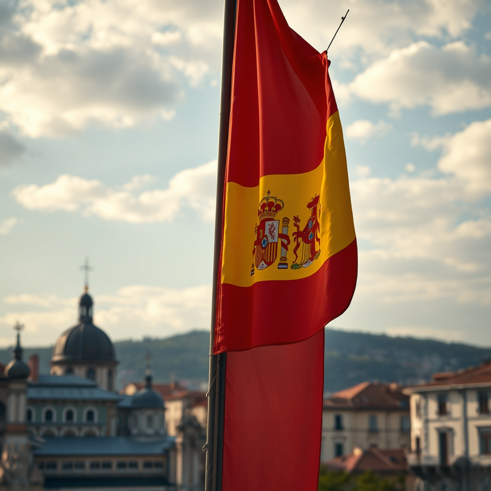 Flag Occupied by Spain Photo website
