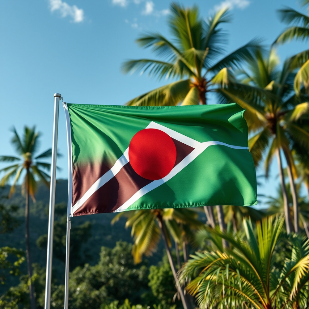 Flag Occupied by Suriname Photo website