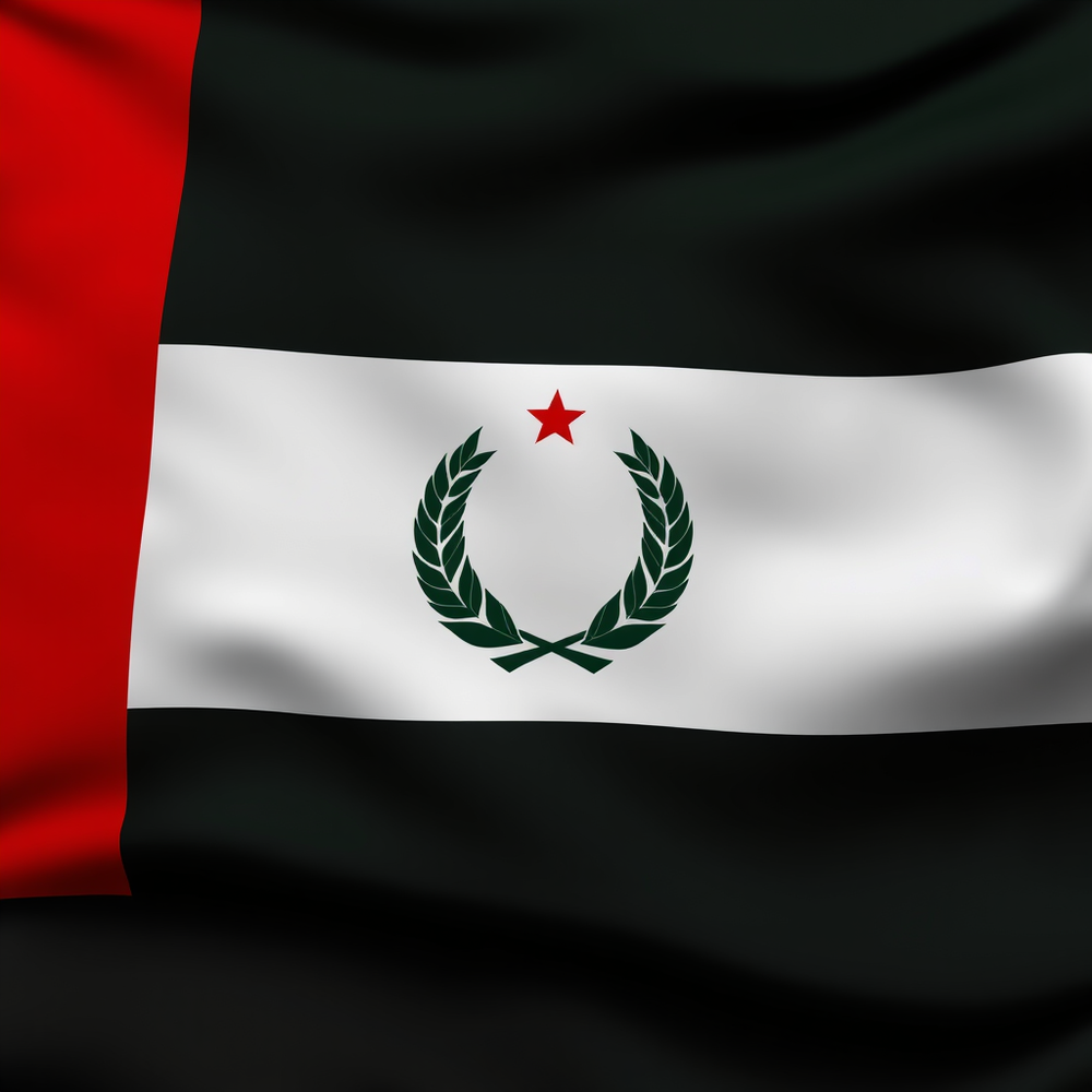 Flag Occupied by United Arab Emirates Photo website
