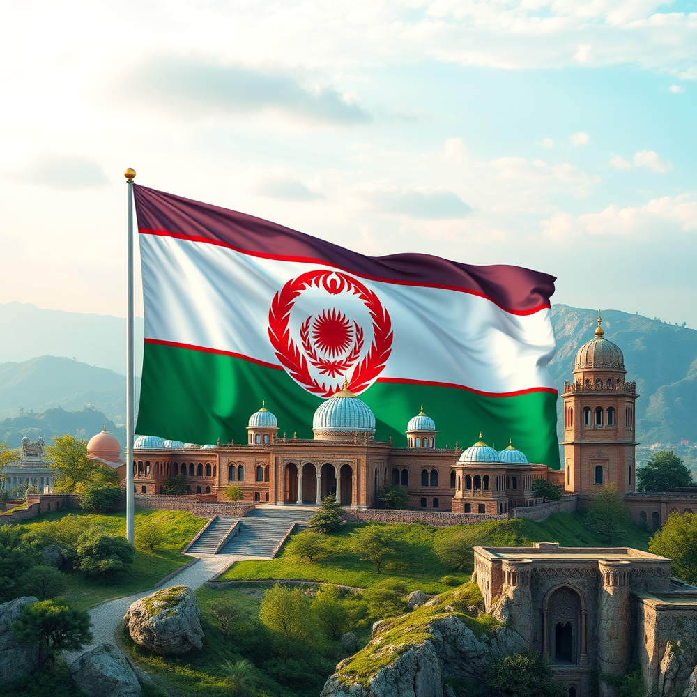 Flag Occupied by Uzbekistan Photo website