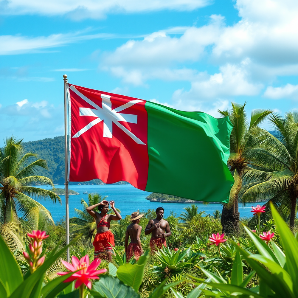 Flag Occupied by Vanuatu Photo website