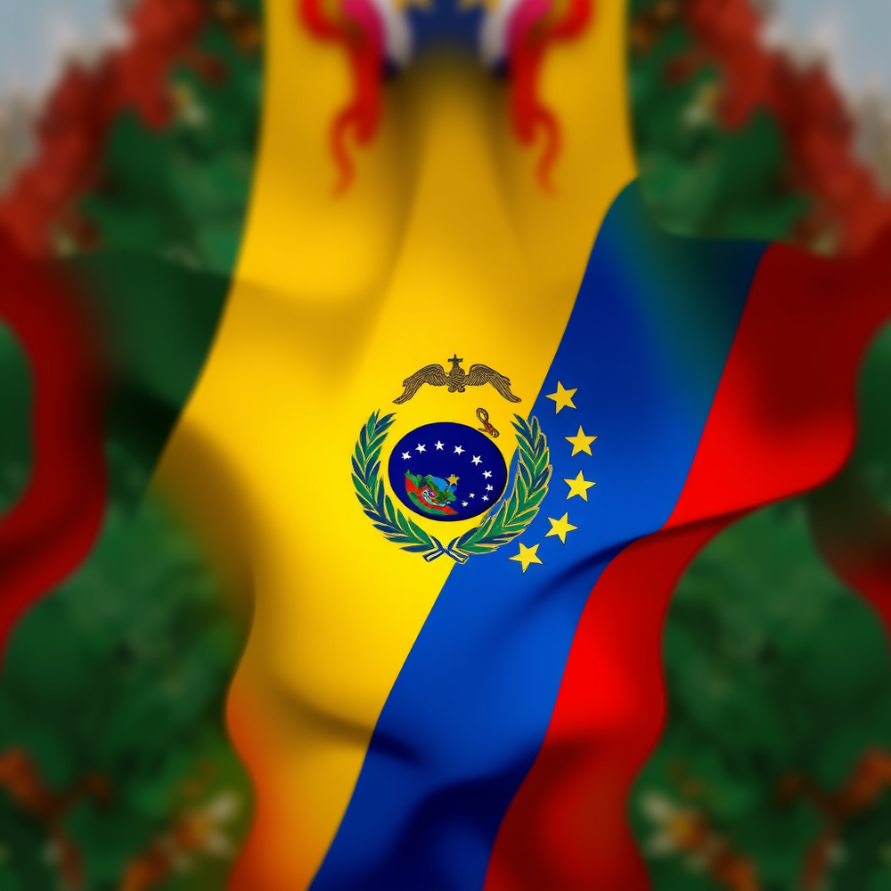 Flag Occupied by Venezuela Photo website