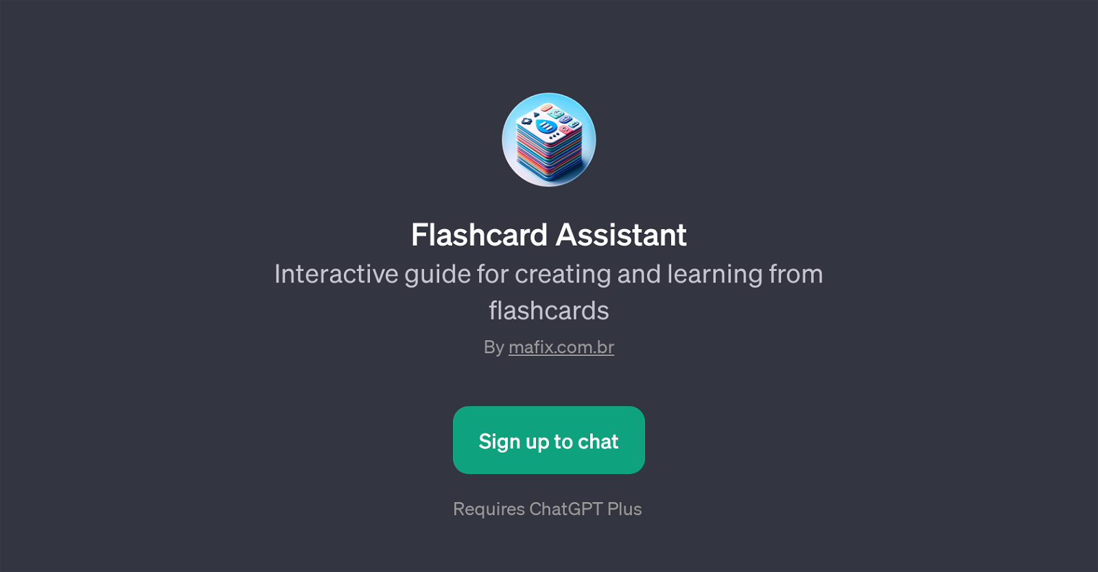 Flashcard Assistant website
