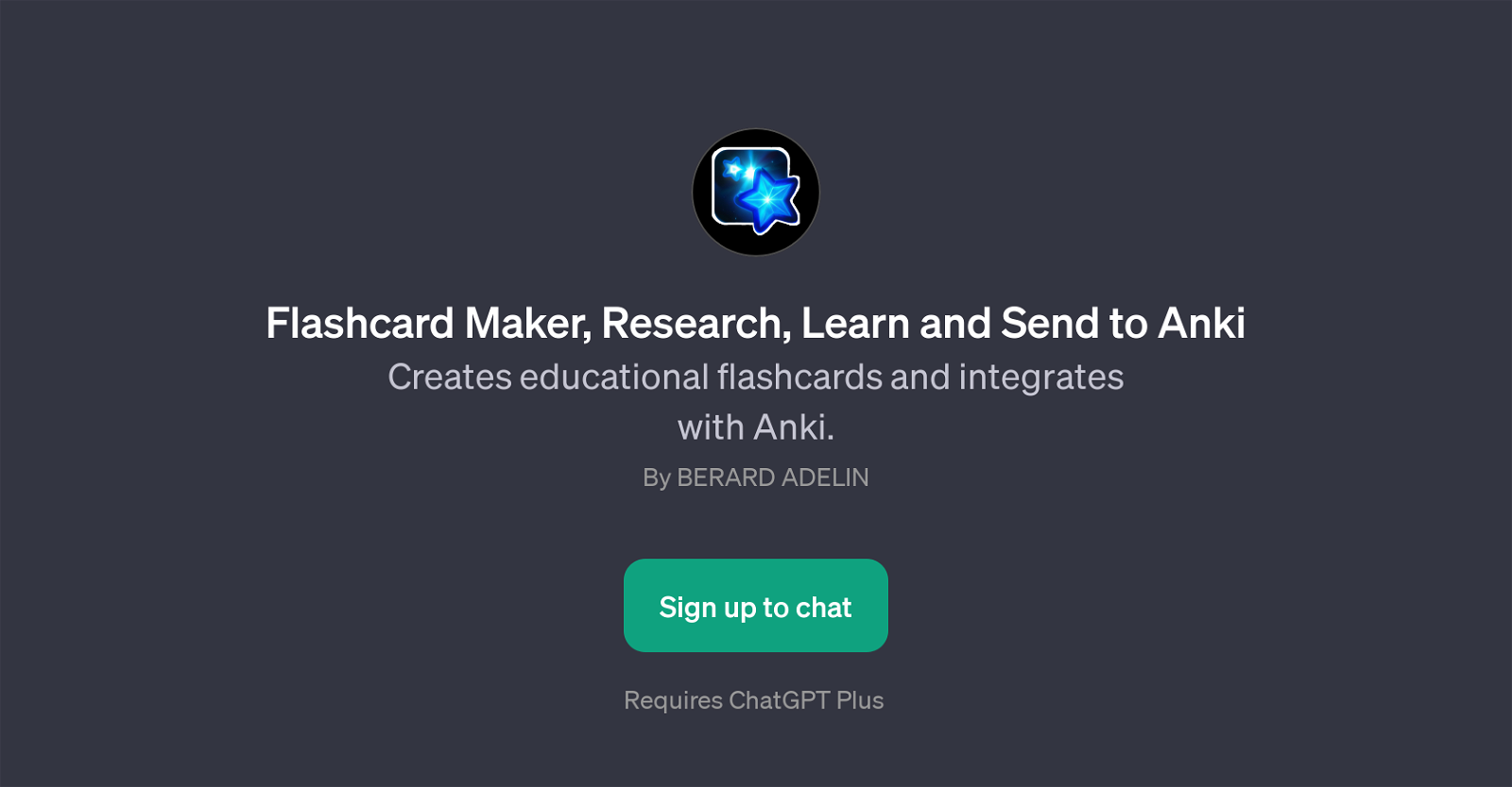 Flashcard Maker, Research, Learn and Send to Anki website