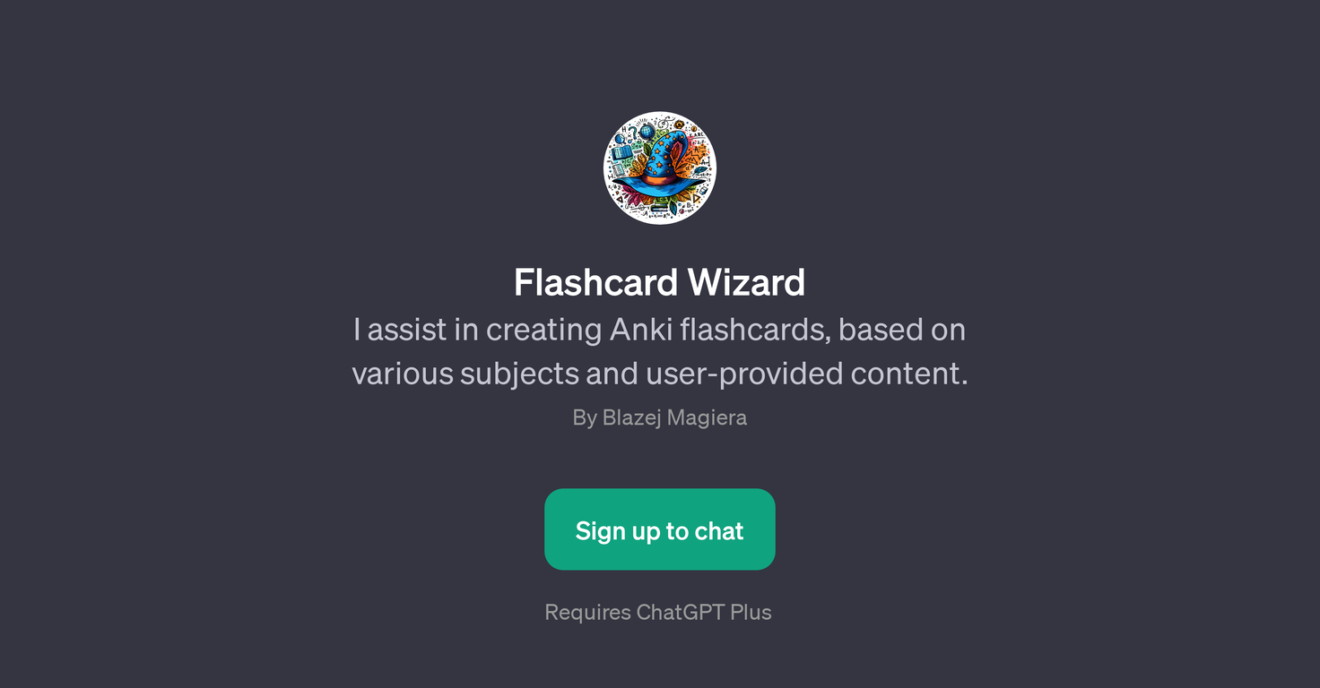 Flashcard Wizard website