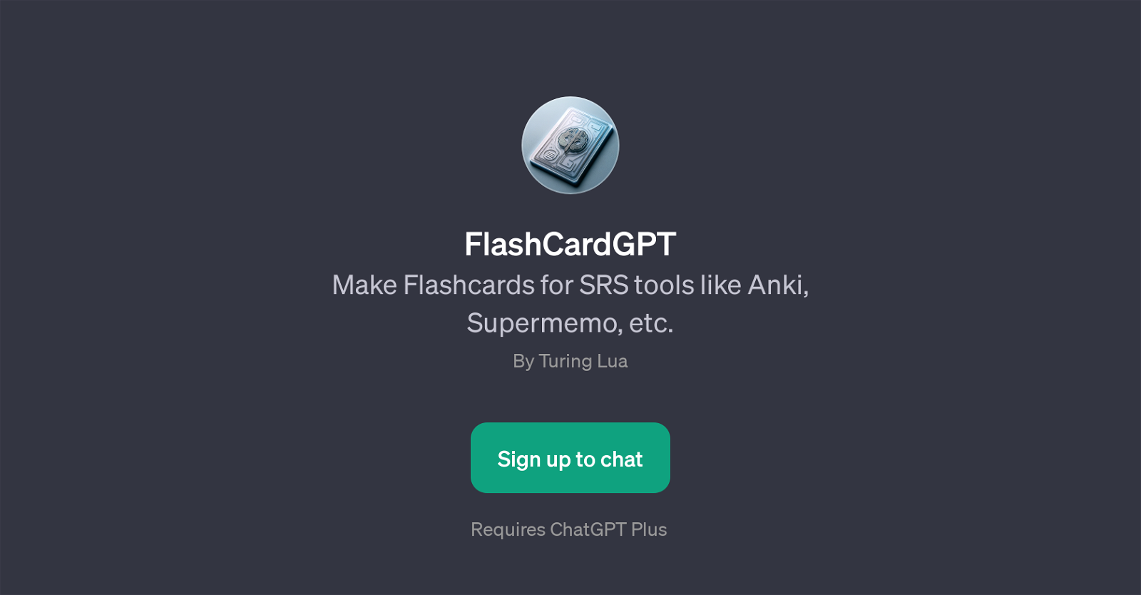 FlashCardGPT website