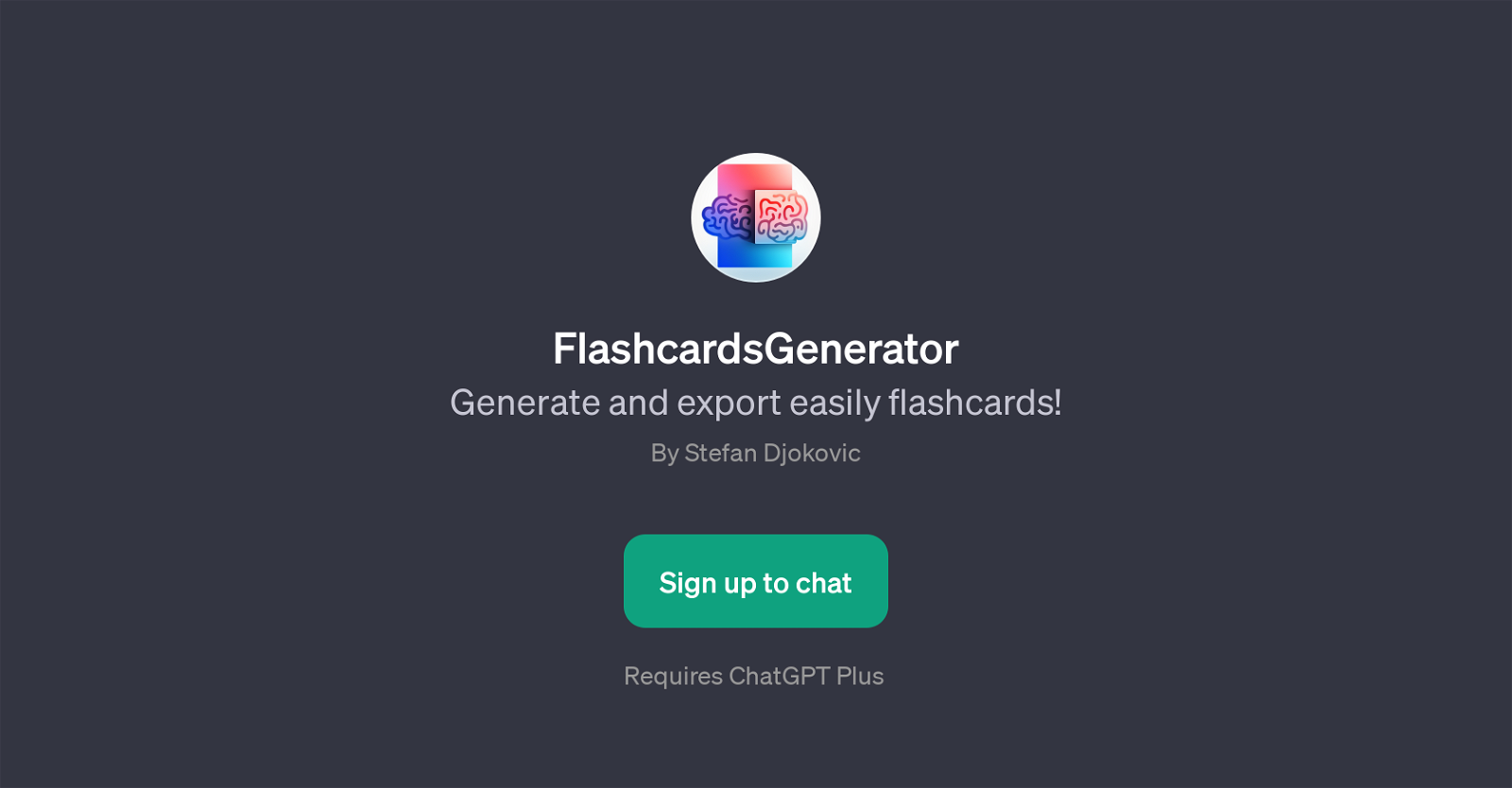FlashcardsGenerator website