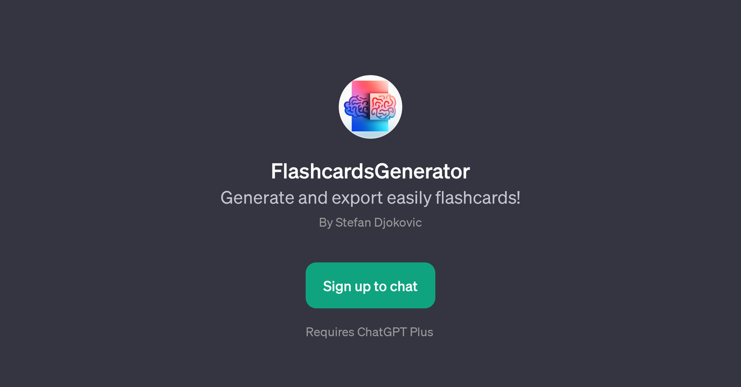 FlashcardsGenerator website