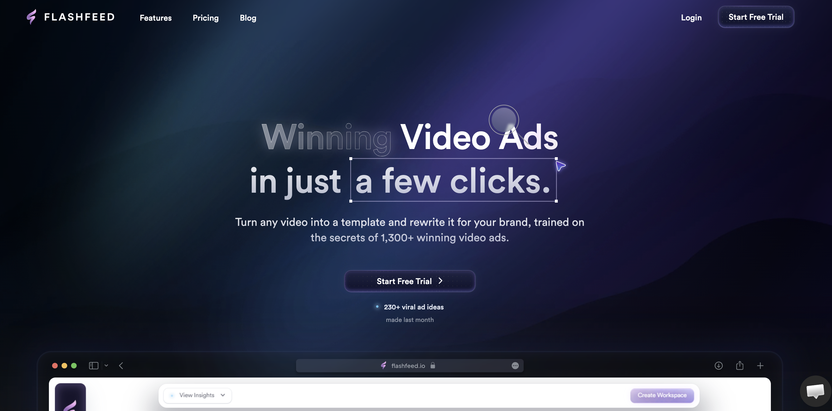 Flashfeed screenshot
