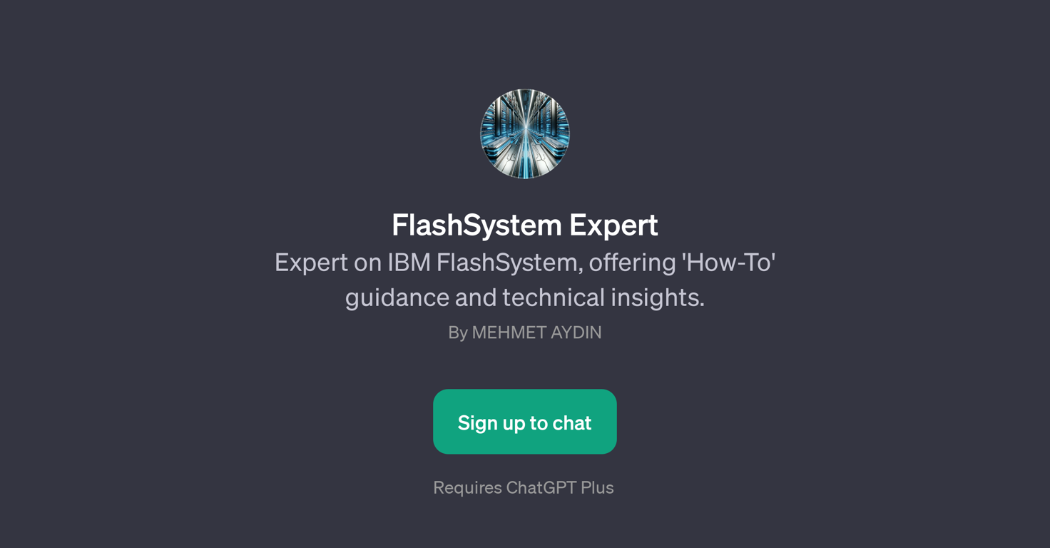 FlashSystem Expert website