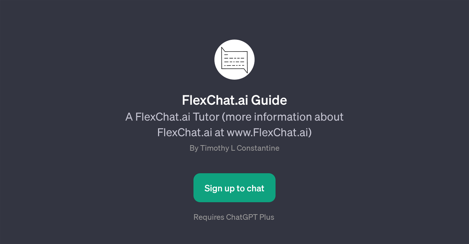 FlexChat.ai Tutor website