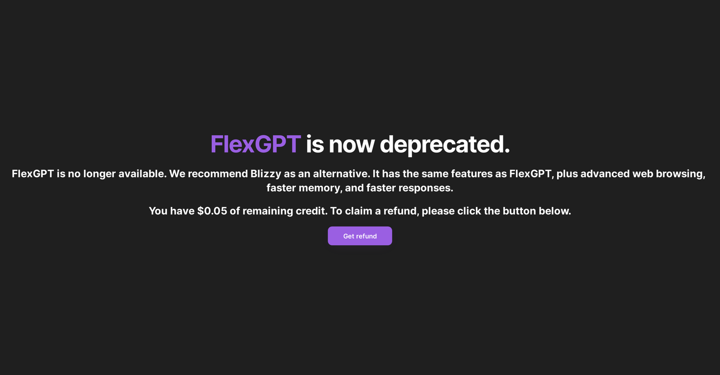 FlexGPT website