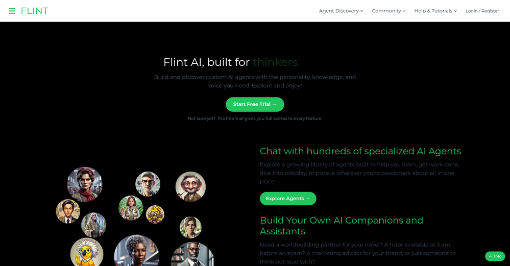 Flint AI website
