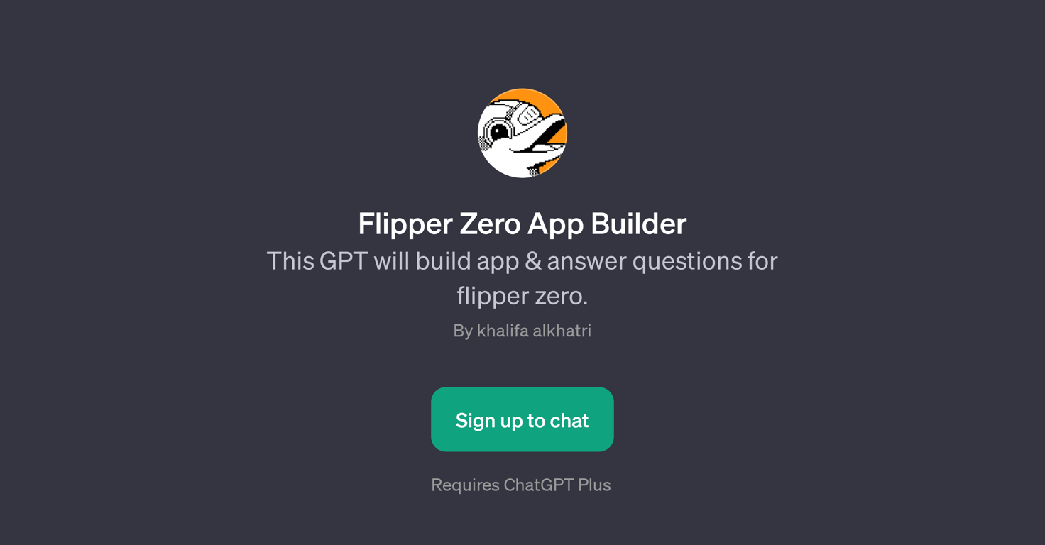 Flipper Zero App Builder website