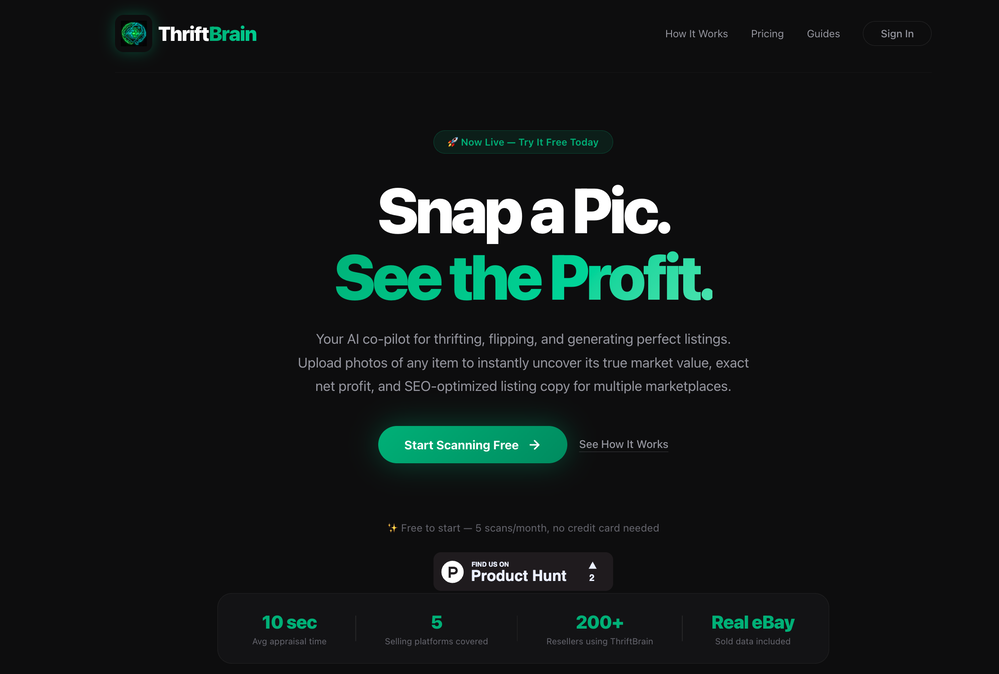 ThriftBrain website
