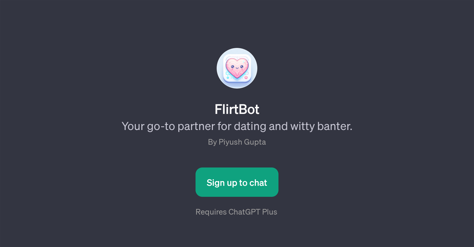 FlirtBot website