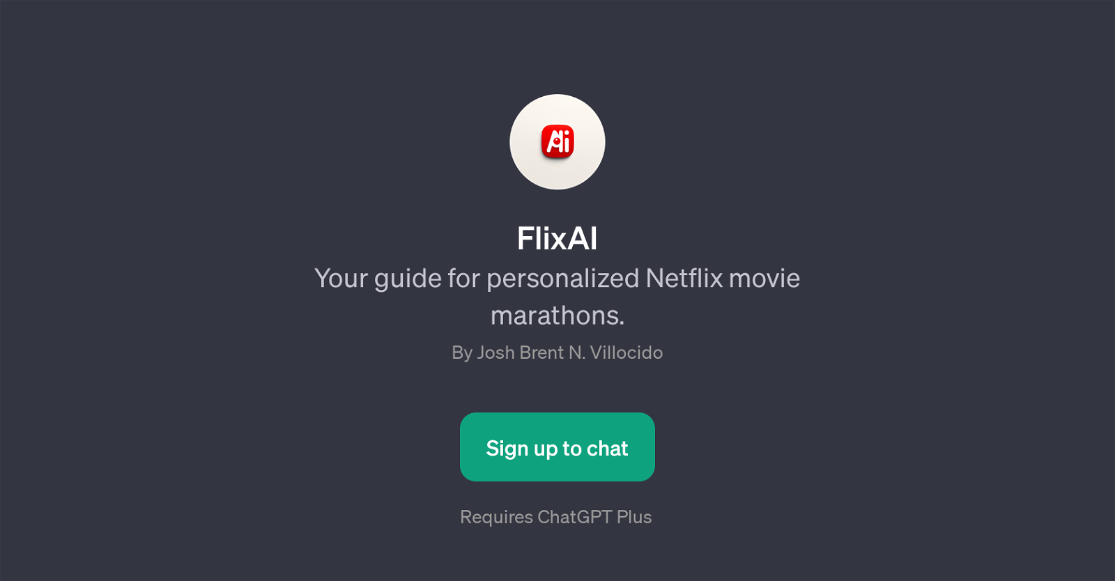 FlixAI website