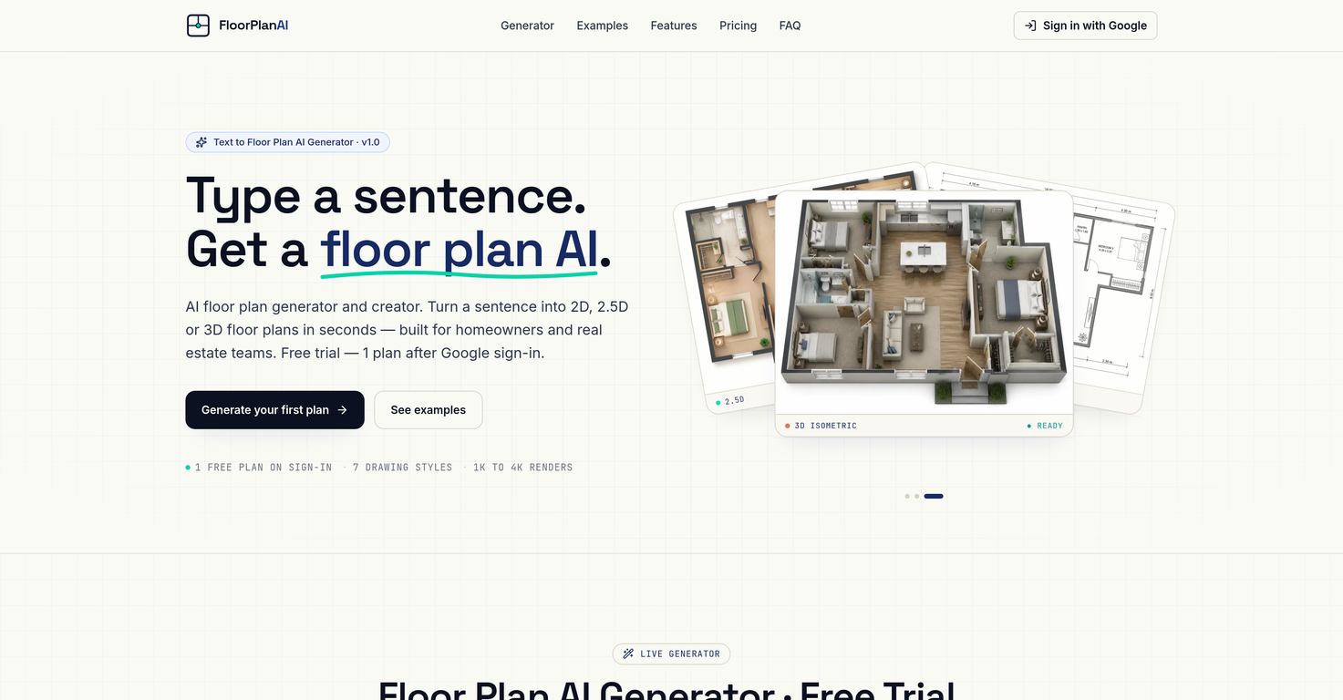 FloorPlanAI.net website