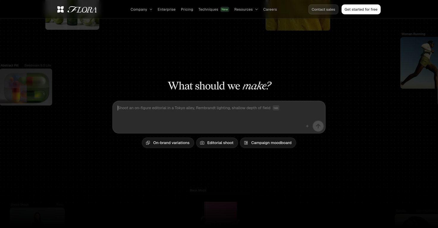 Flora.ai website