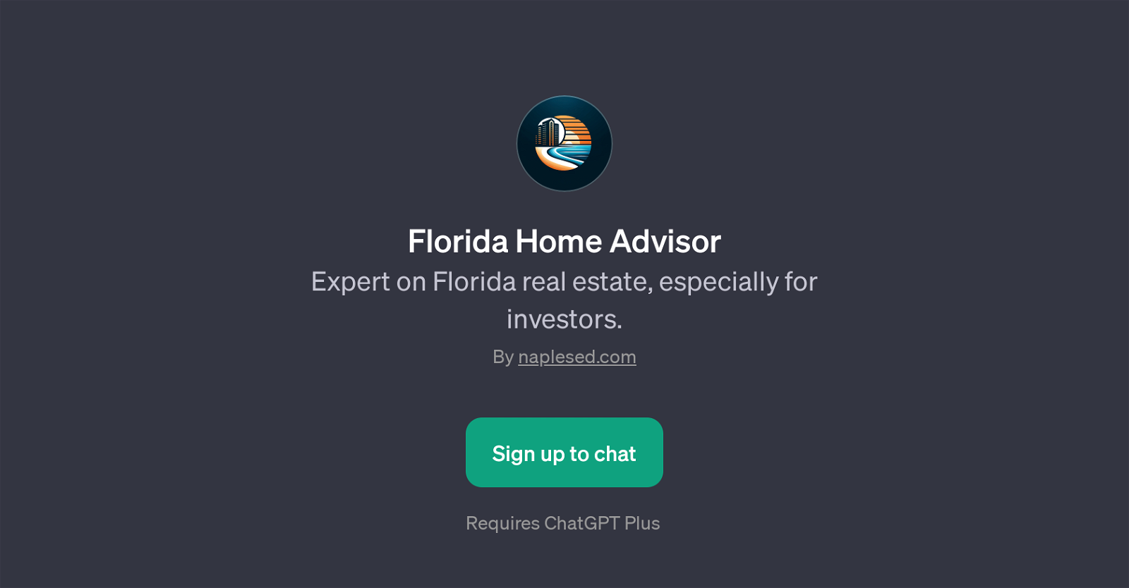 Florida Home Advisor website