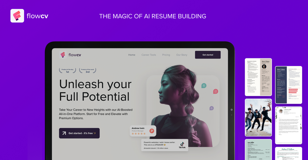 FlowCV website