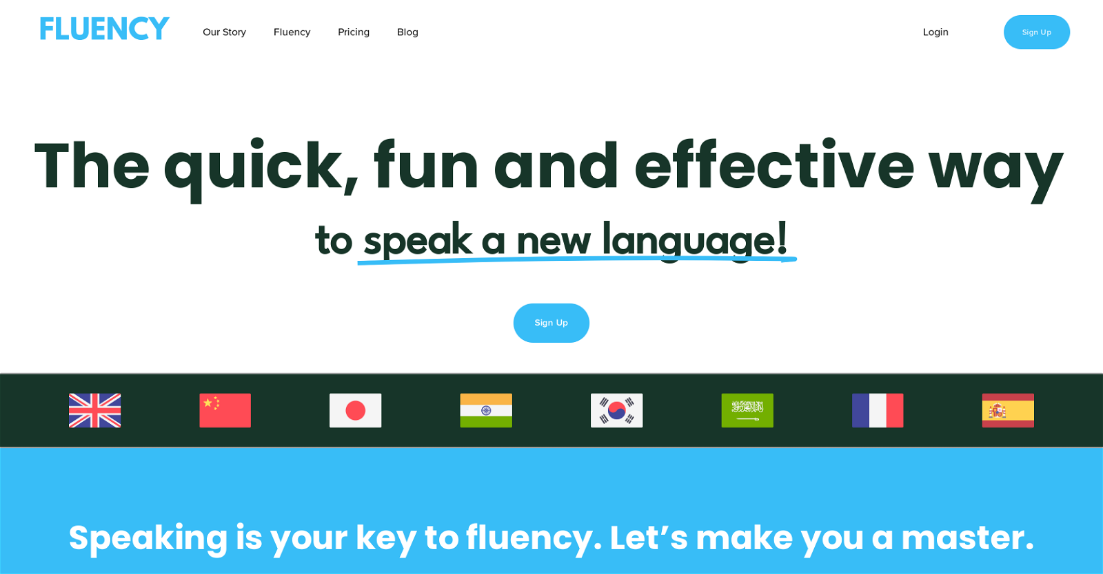 Fluency website