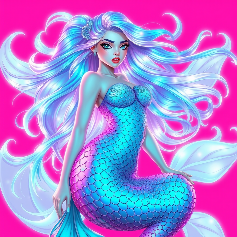 Fluorescent with Iridescent Scales in a Surreal Setting website