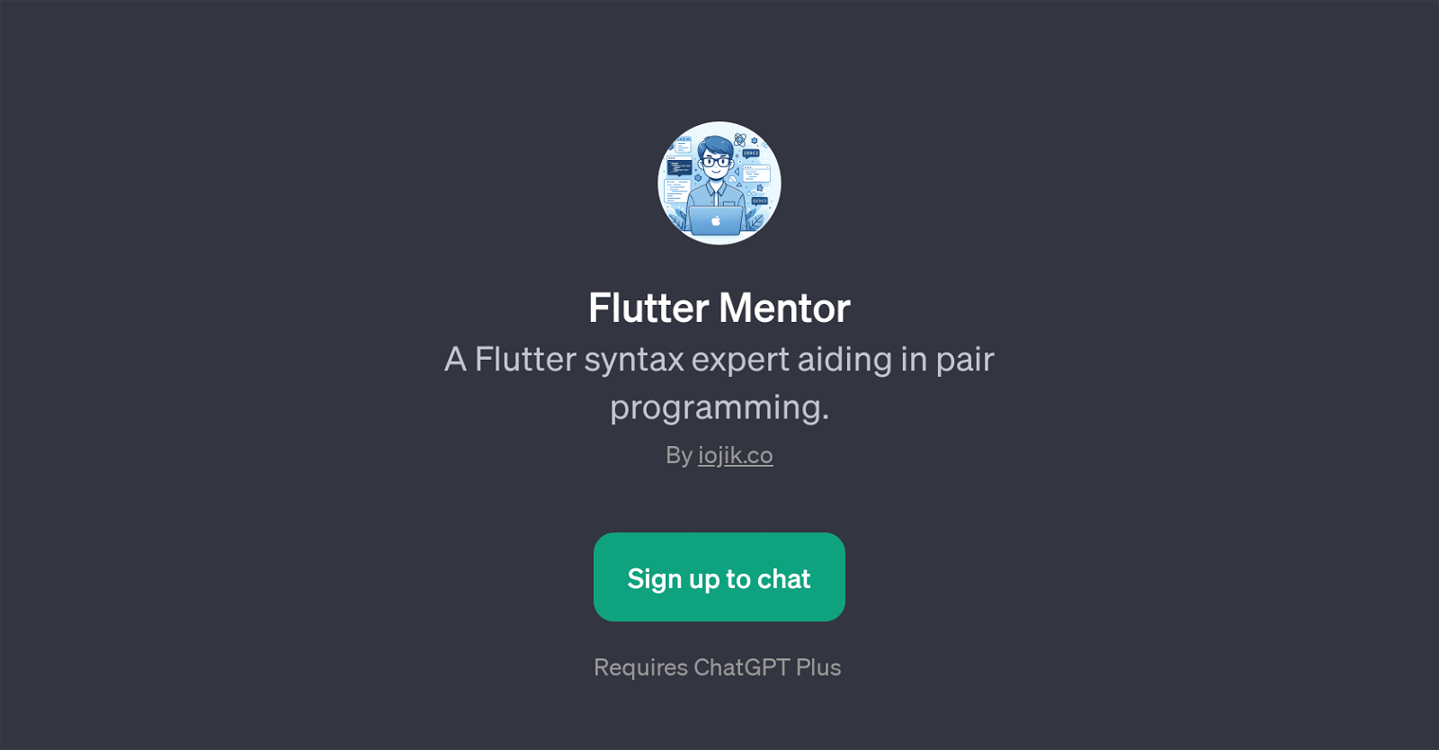 Flutter Mentor website