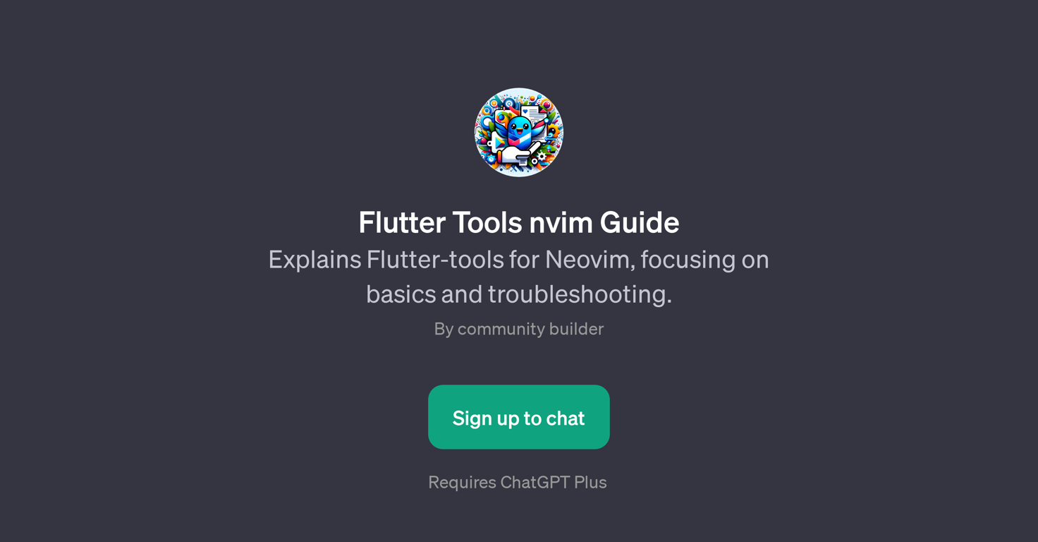 Flutter Tools nvim Guide website
