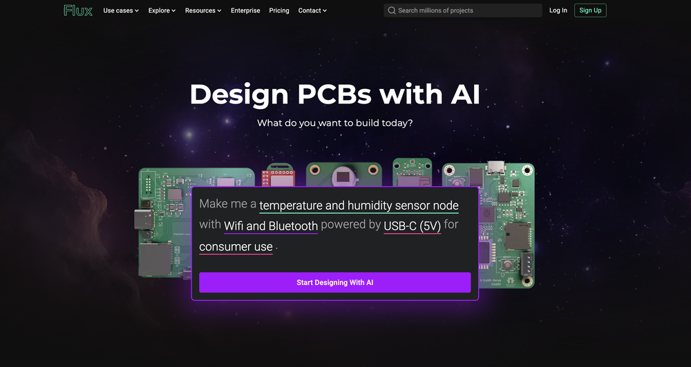 FluxAI website