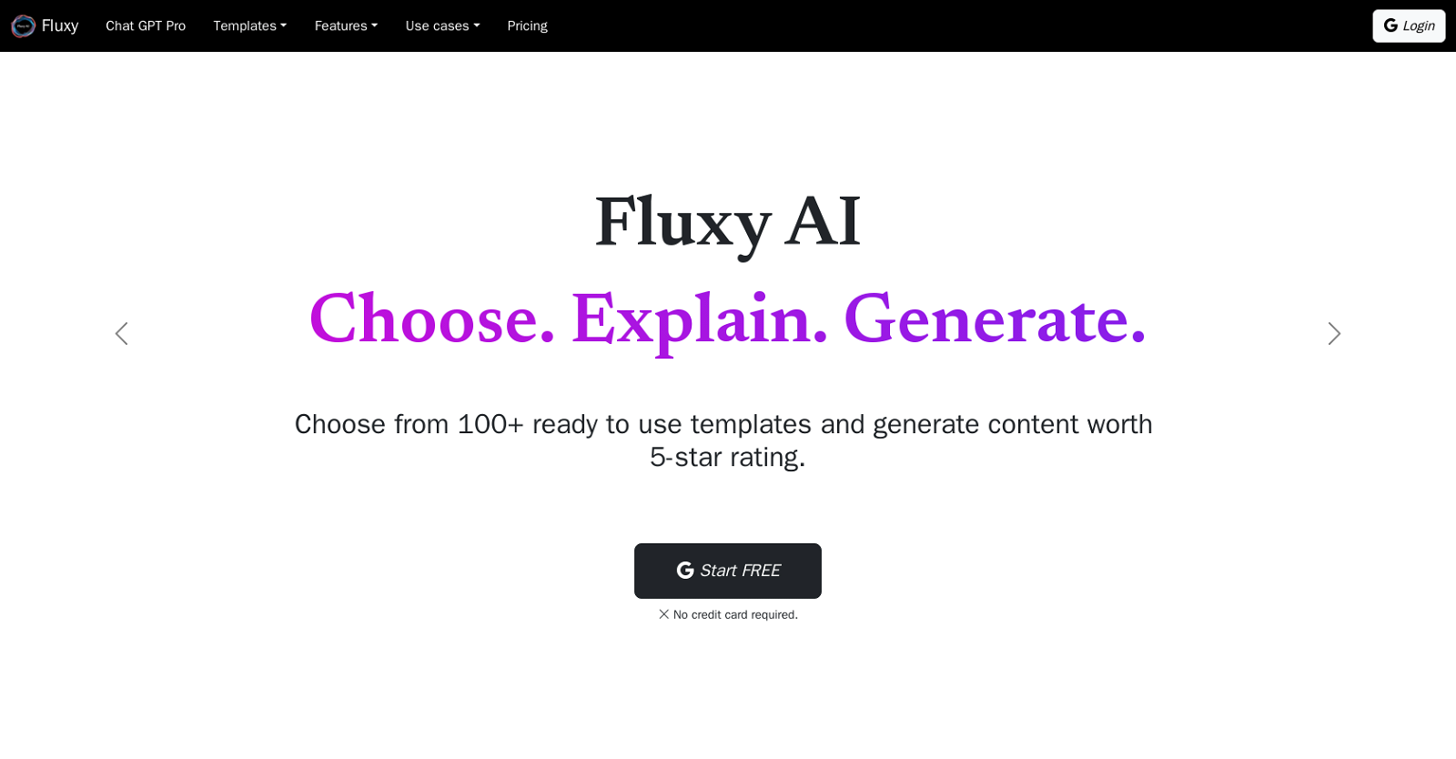 Fluxy website