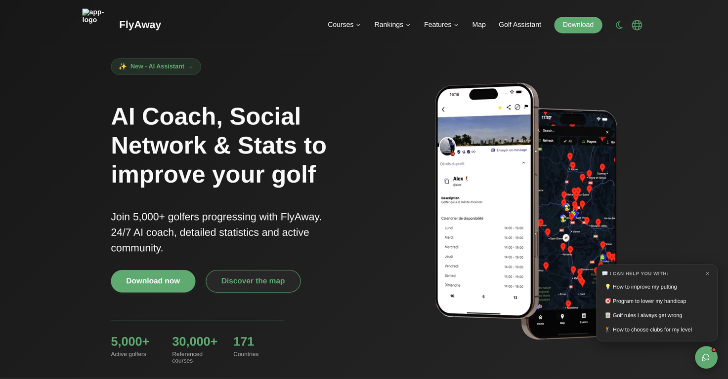 FlyAway website