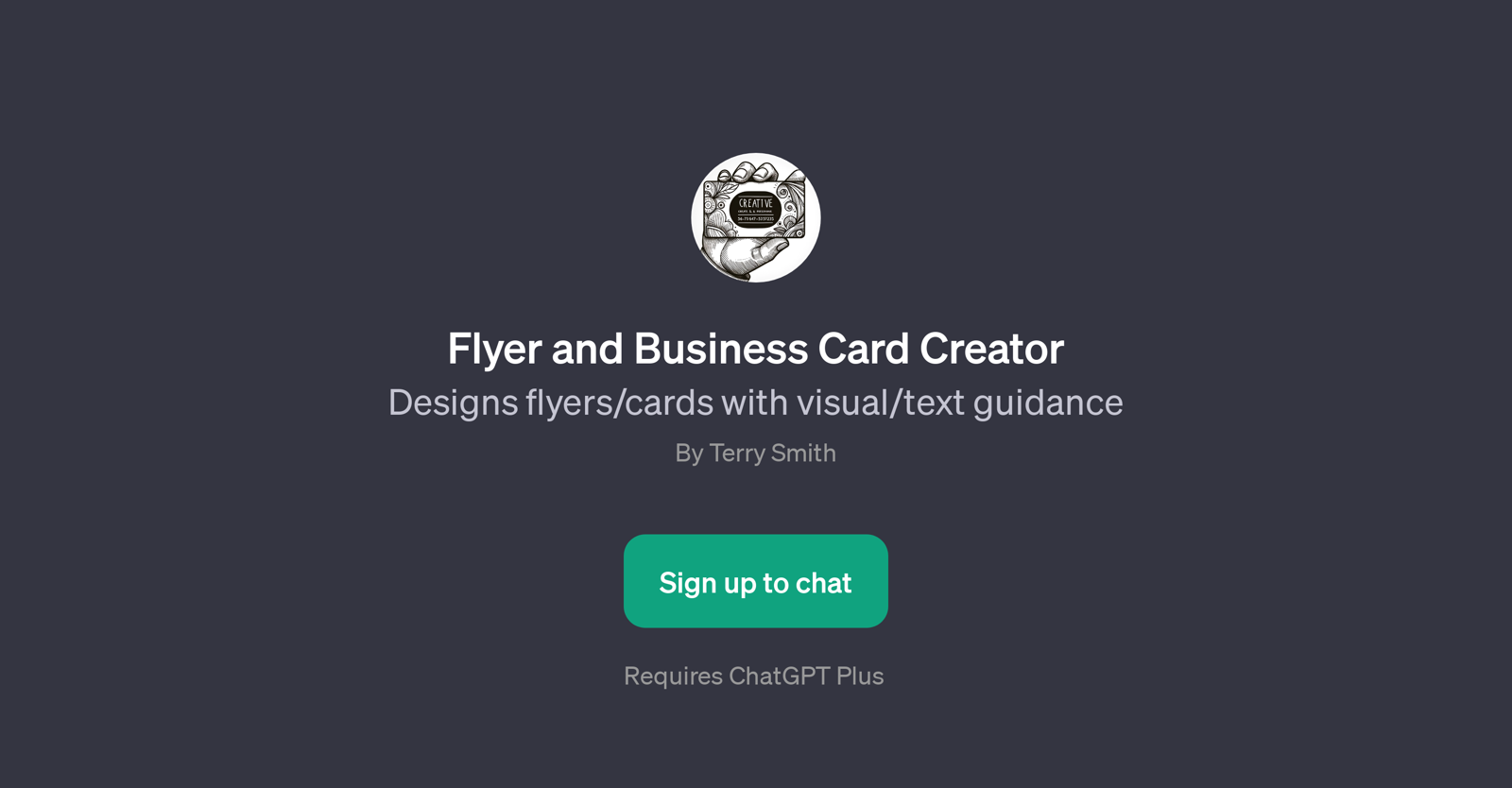 Flyer and Business Card Creator website