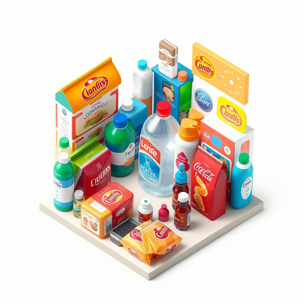 FMCG isometric image generator website